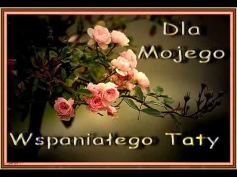 Kartka z kwiatami dla mojego wspaniałego taty